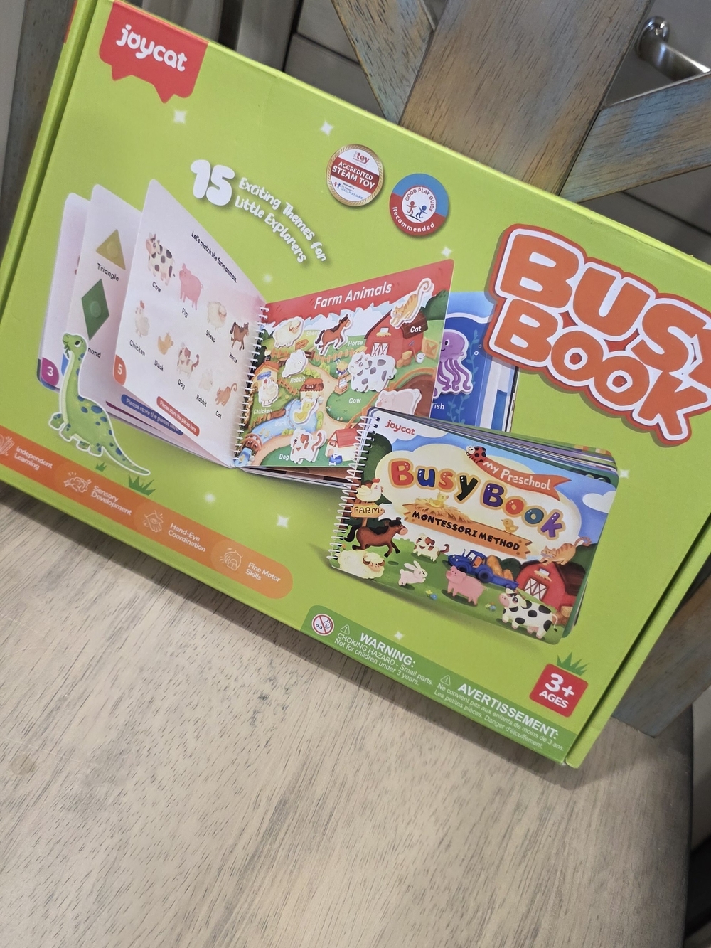 Joycat Busy Book Kids Activity Set Learning, Montessori Interactive